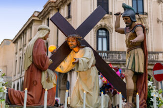 Processione religiosa di Pasqua in Sicilia